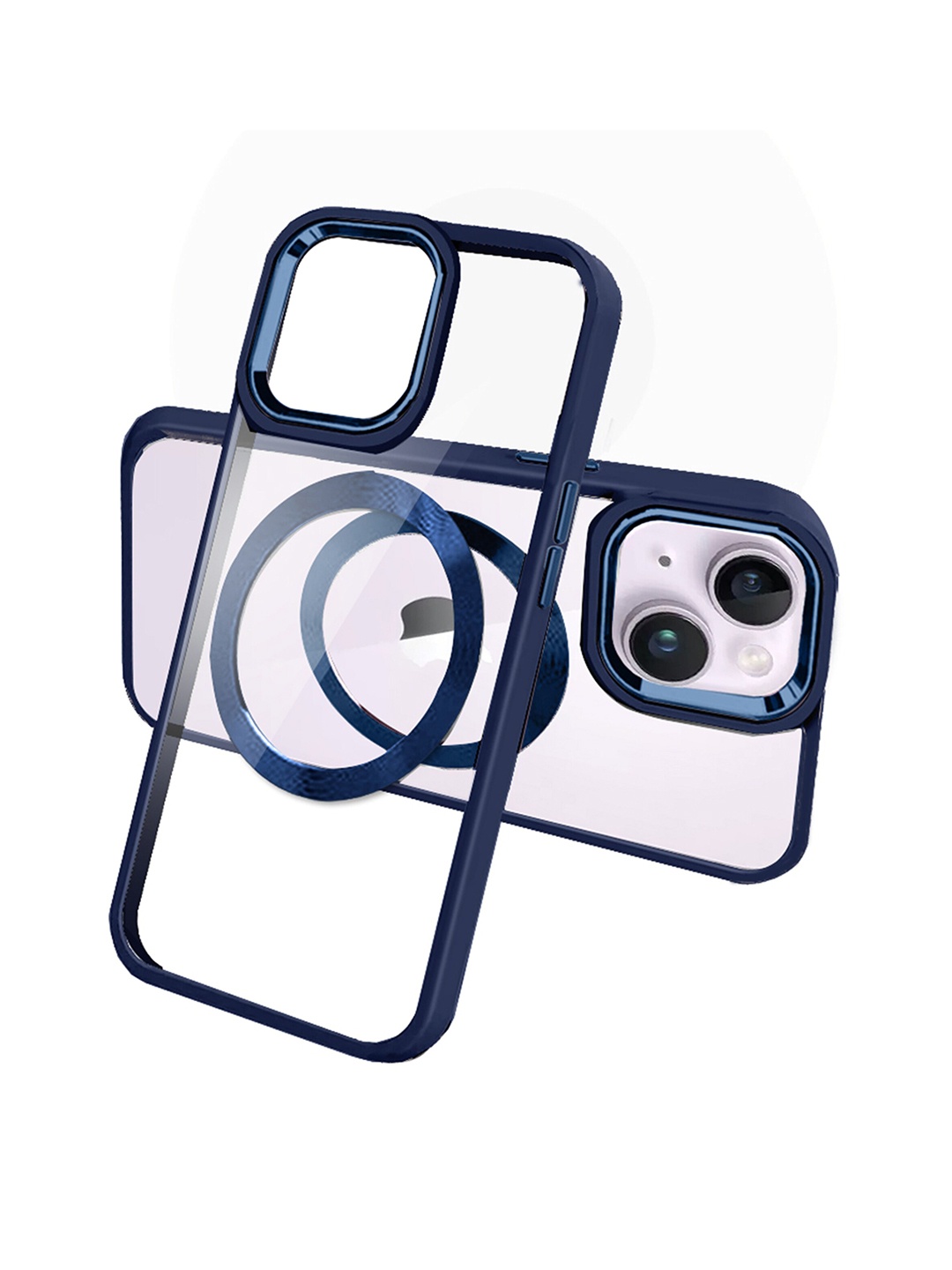 

Karwan Mag Case Compatible iPhone 14 Plus Phone Back Case, Blue