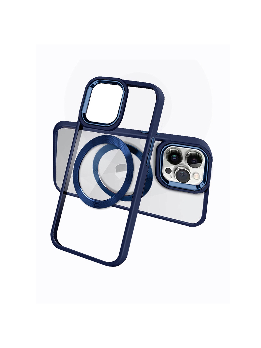 

Karwan Mag Case Compatible iPhone 12 Pro Phone Back Case, Blue