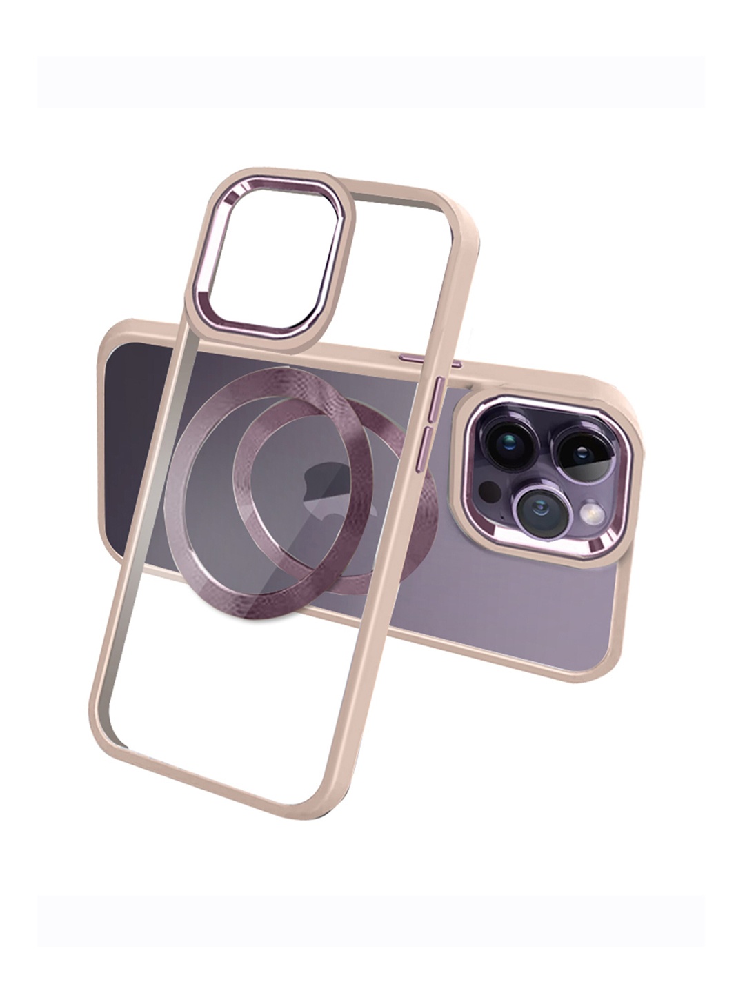 

Karwan Mag Case Compatible iPhone 14 Pro Max Phone Back Case, Transparent