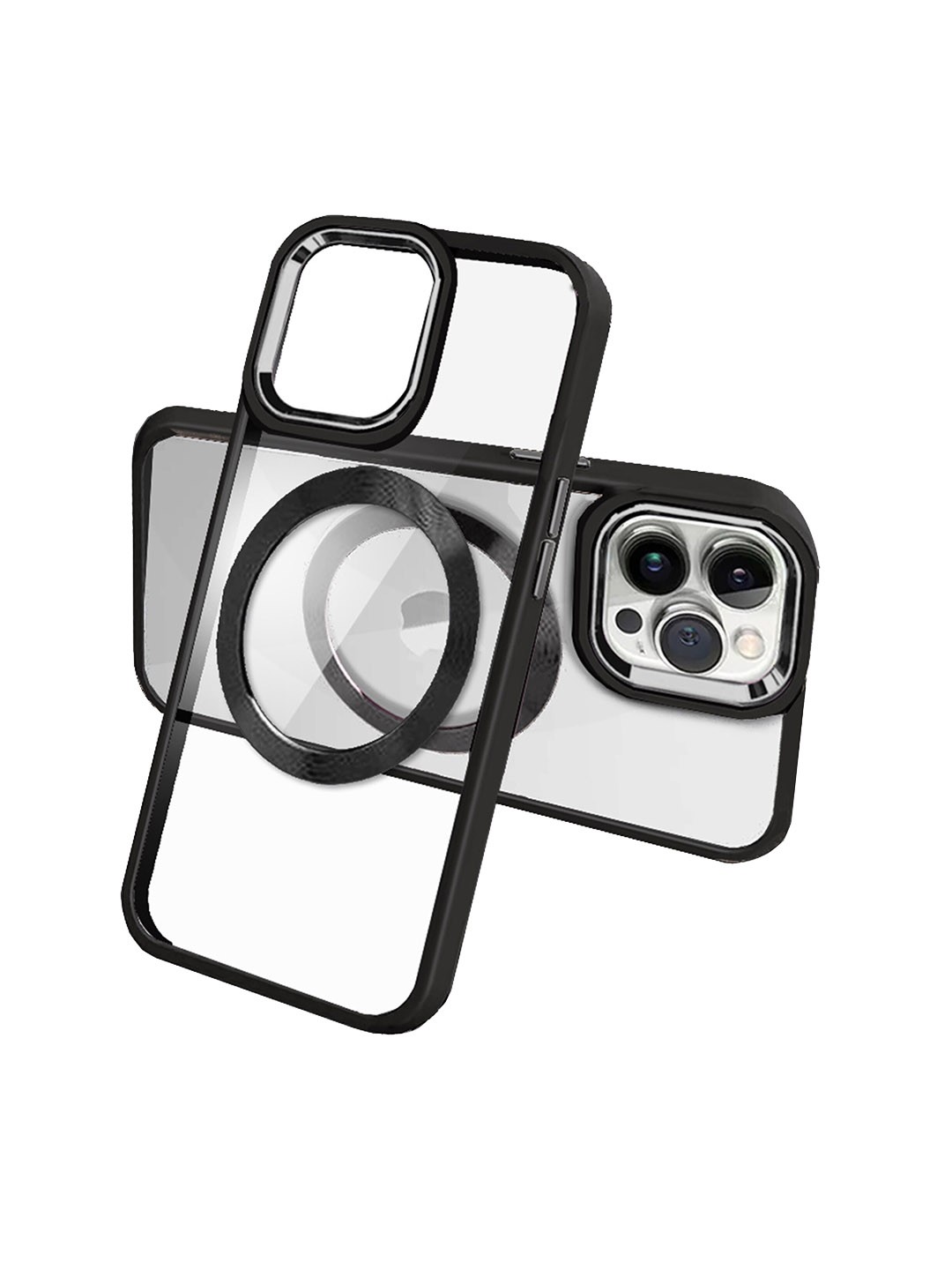 

Karwan Mag Case Compatible iPhone 12 Pro Max Back Cover, Black