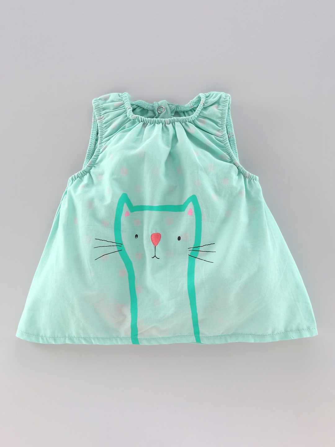 

JusCubs Infant Girls Printed Pure Cotton Bodysuit, Green