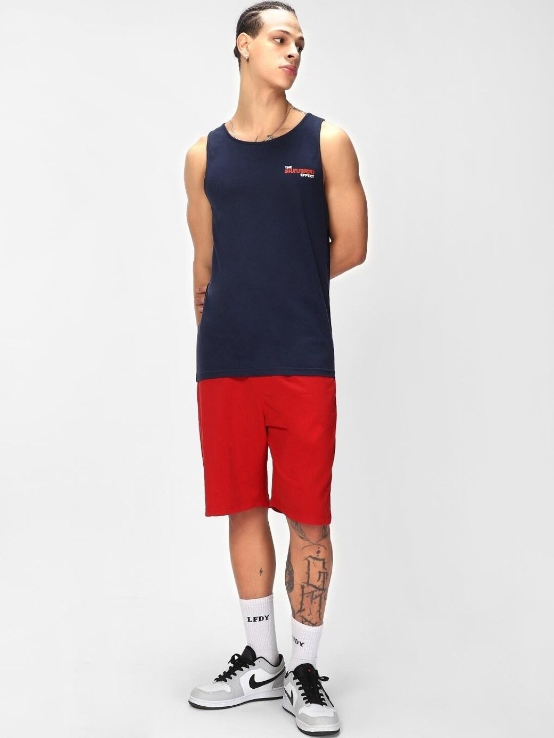 

Bewakoof Men Printed Cotton T-shirt, Blue