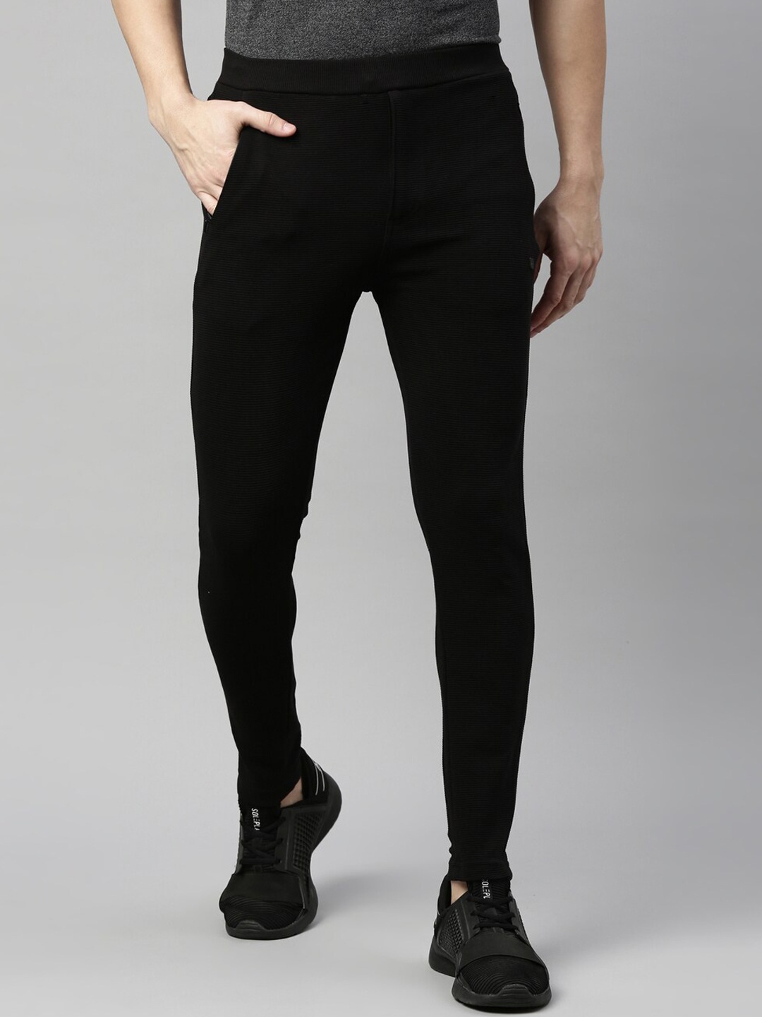 

Proline Active Men Training & Gym Anti-Microbial Cotton Track Pants, Black