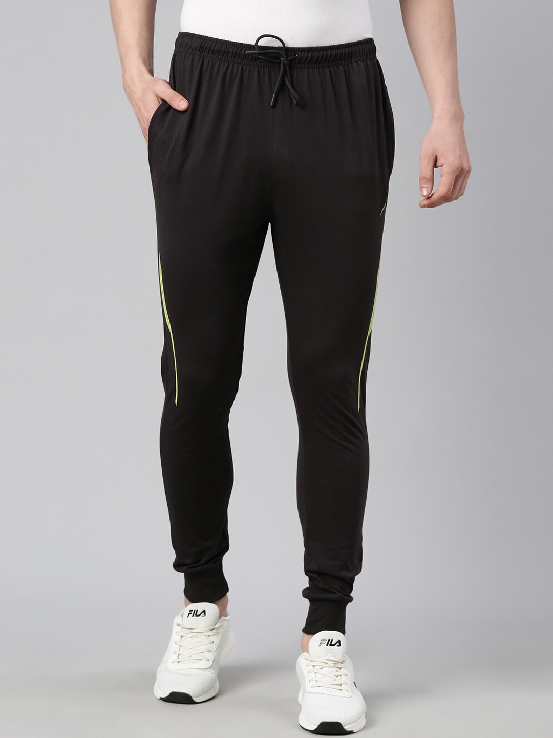 

Proline Active Men Training & Gym Anti-Microbial Cotton Joggers, Grey