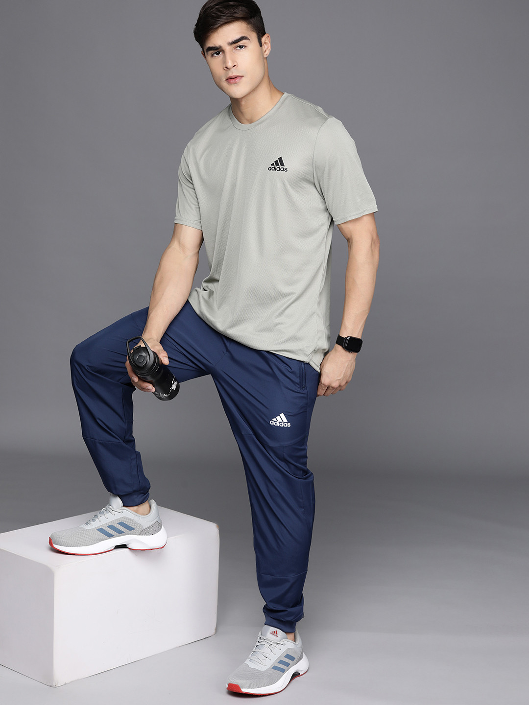 

ADIDAS Men IN SMU PT2 WV Aeroready Track Pants, Navy blue