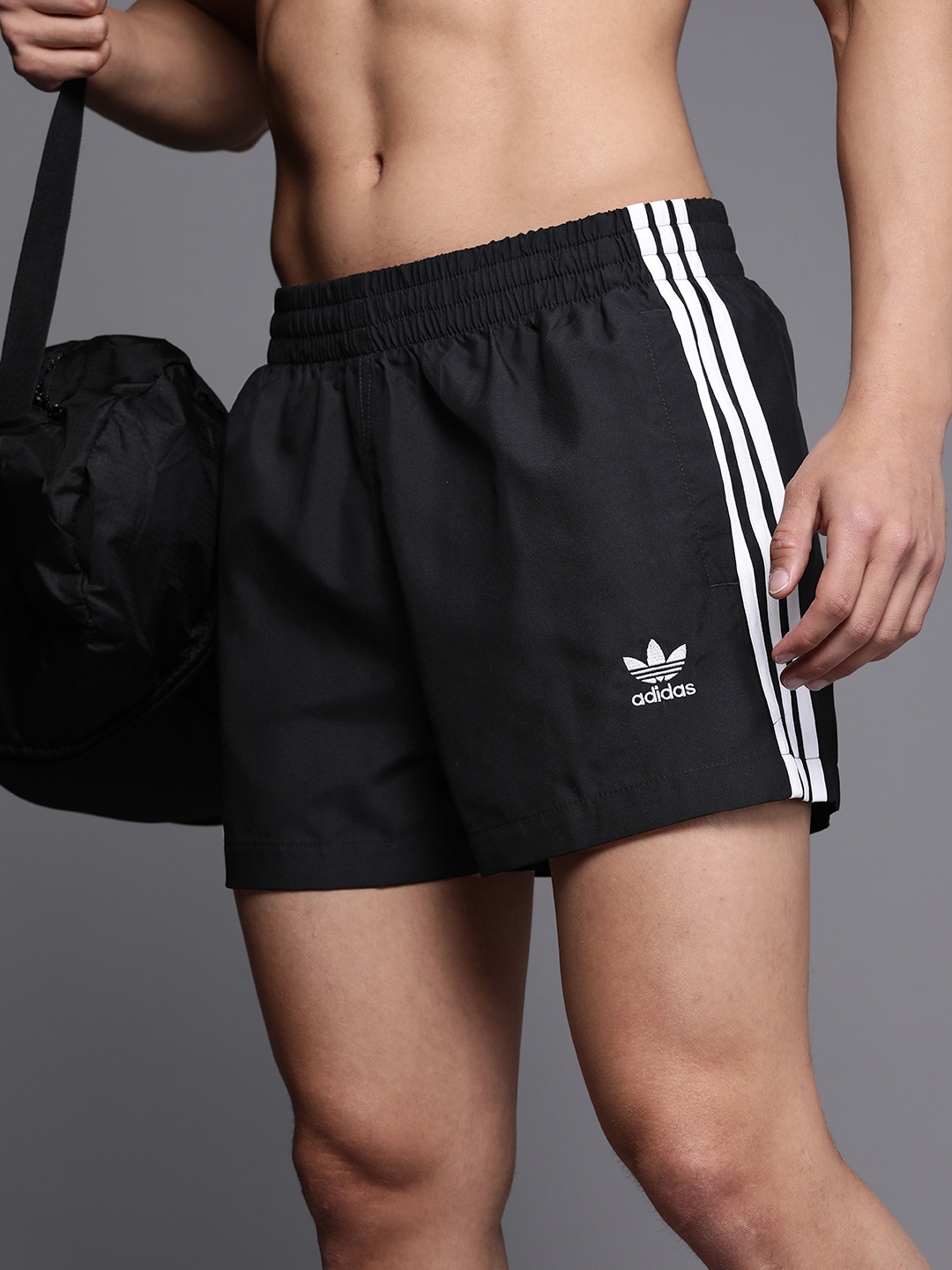 

ADIDAS Men Sustainable Quick-Dry Swim Shorts, Black