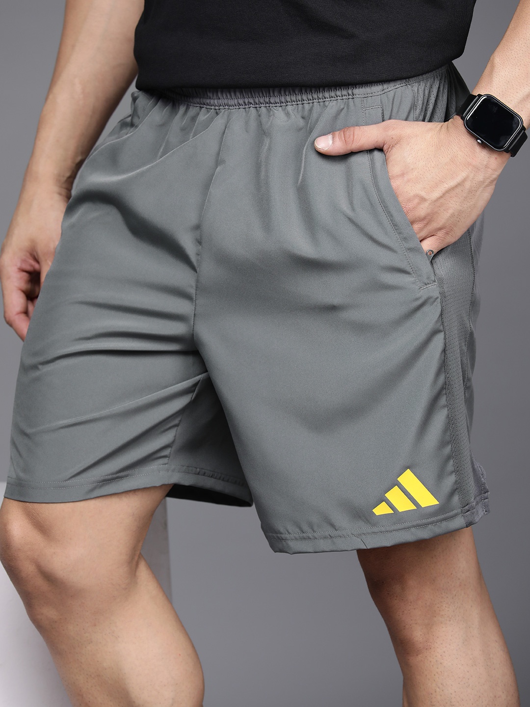 

ADIDAS Men TR-ES+ WV+ SHO Aeroready Training Shorts, Grey