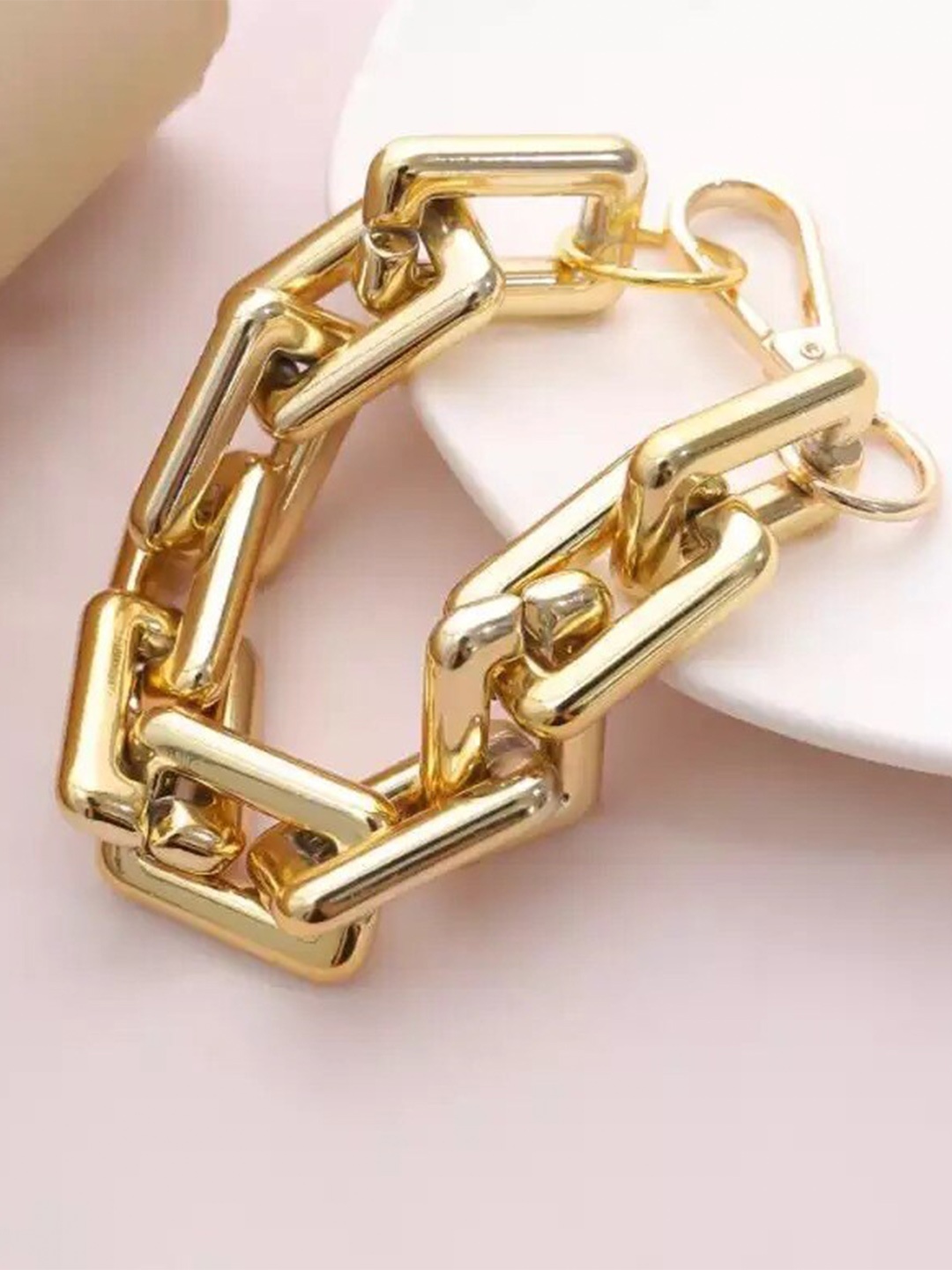 

Pinapes Oxidised Gold-Plated Link Bracelet