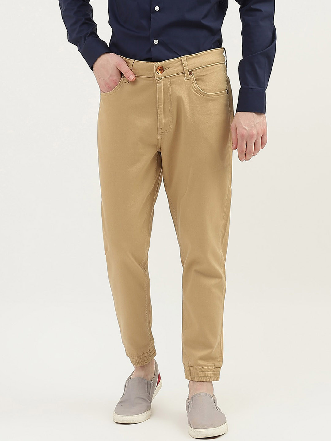 

United Colors of Benetton Men Cotton Joggers, Beige