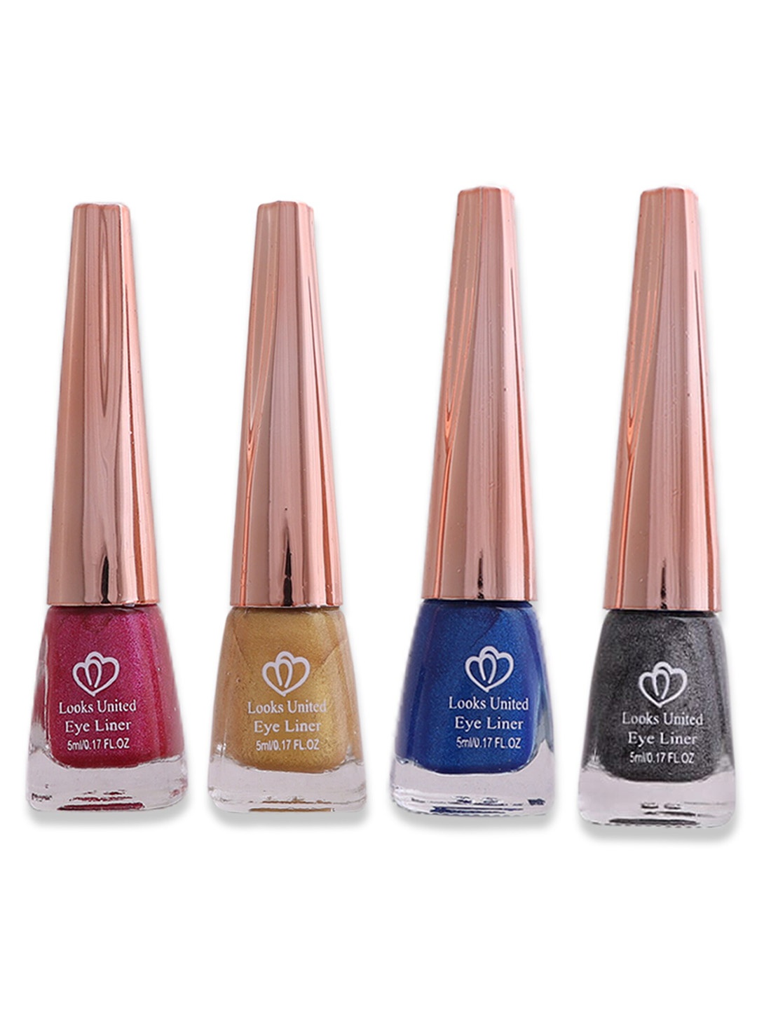 

Looks United New Fashion Set Of 4 Liquid Eyeliner-5 ml Each, Blue
