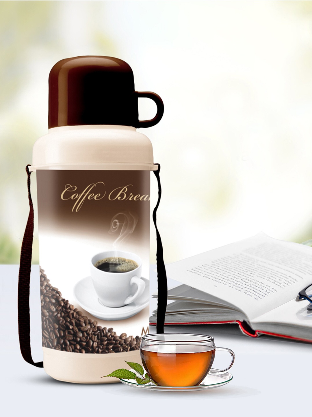 

Milton Imagination 1000 Brown Insulated Hot or Cold Flask 1 Litre