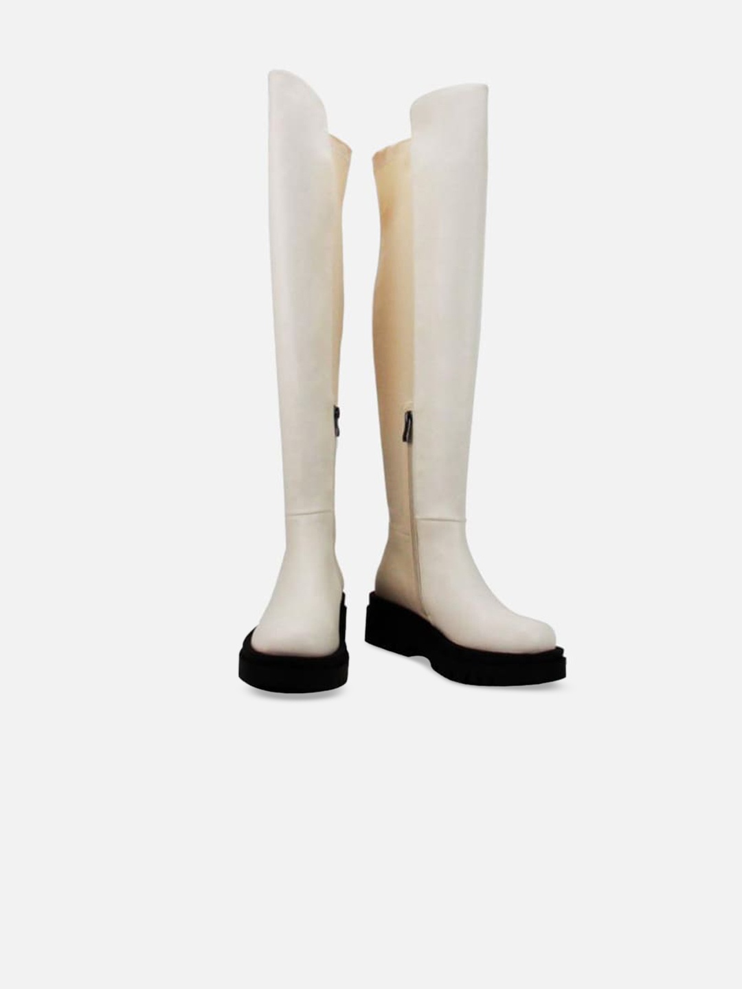 

Carlton London Flatform High Top Boots, White