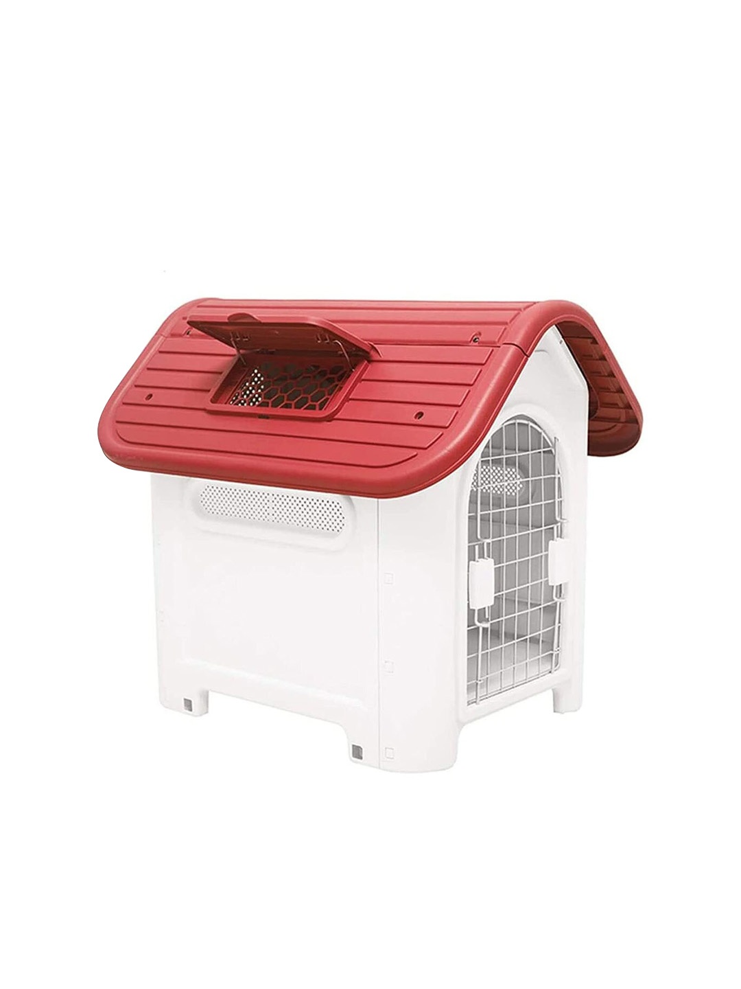 

Emily pets Red & White Collapsible Pet House