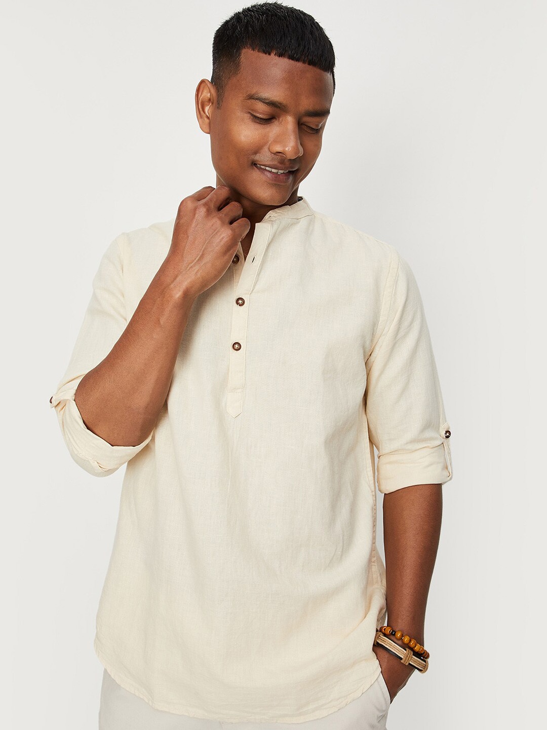 

max Men Pathani Kurta, Beige