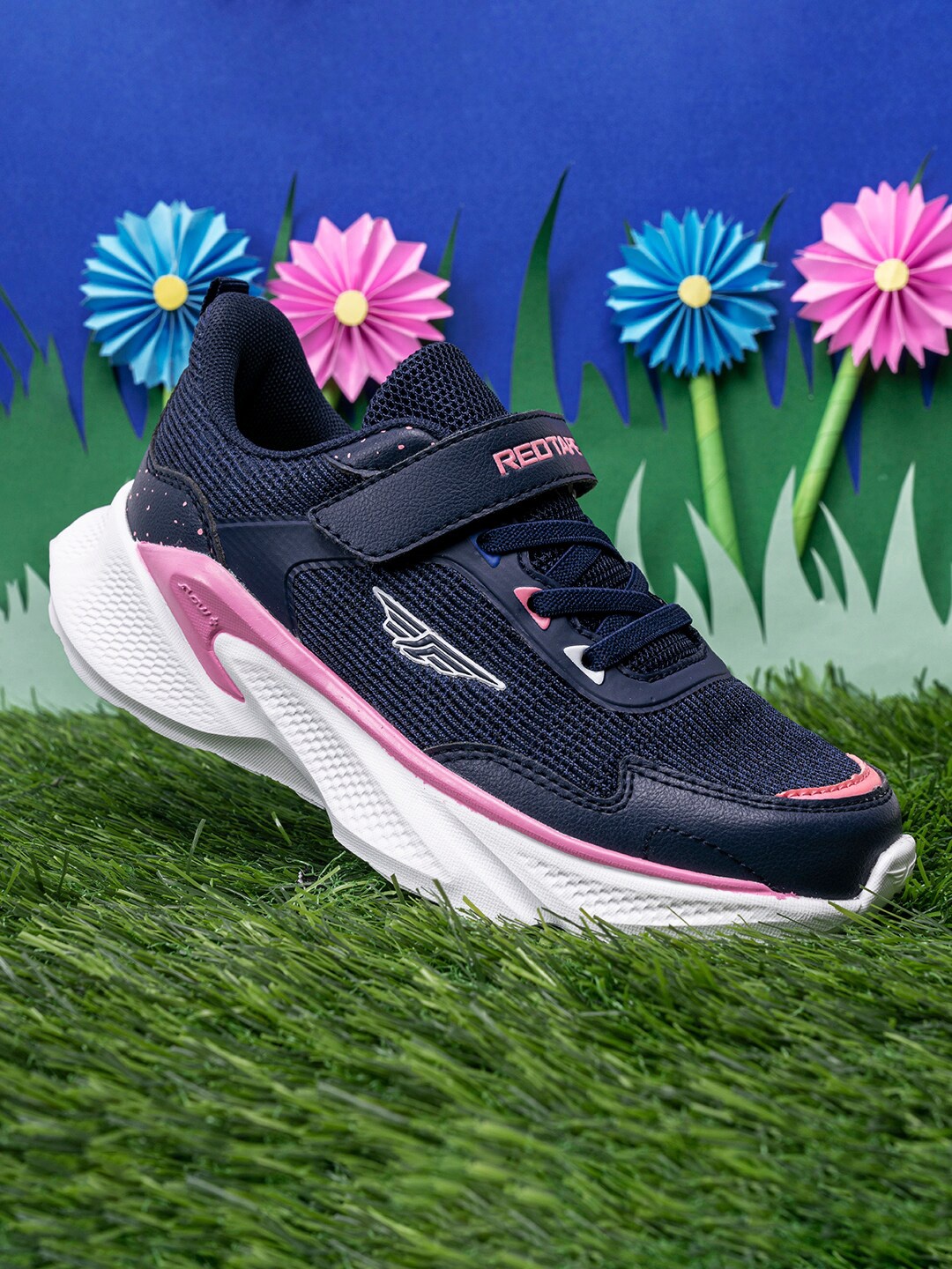 

Red Tape Kids Mesh Walking Shoes, Navy blue