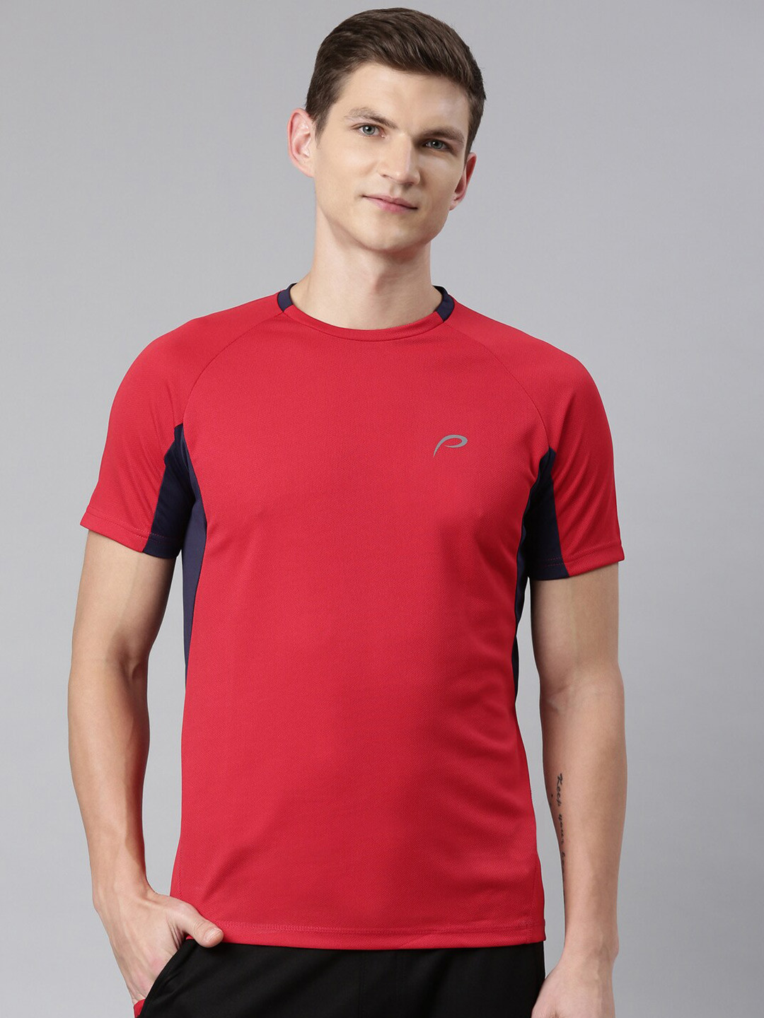 

Proline Active Men Round Neck T-shirt, Red