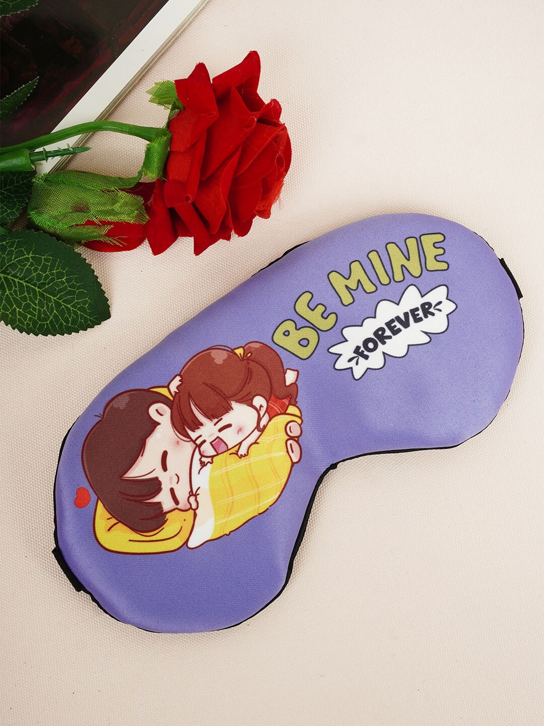 

Crazy Corner Be Mine Printed Eye Mask, Purple
