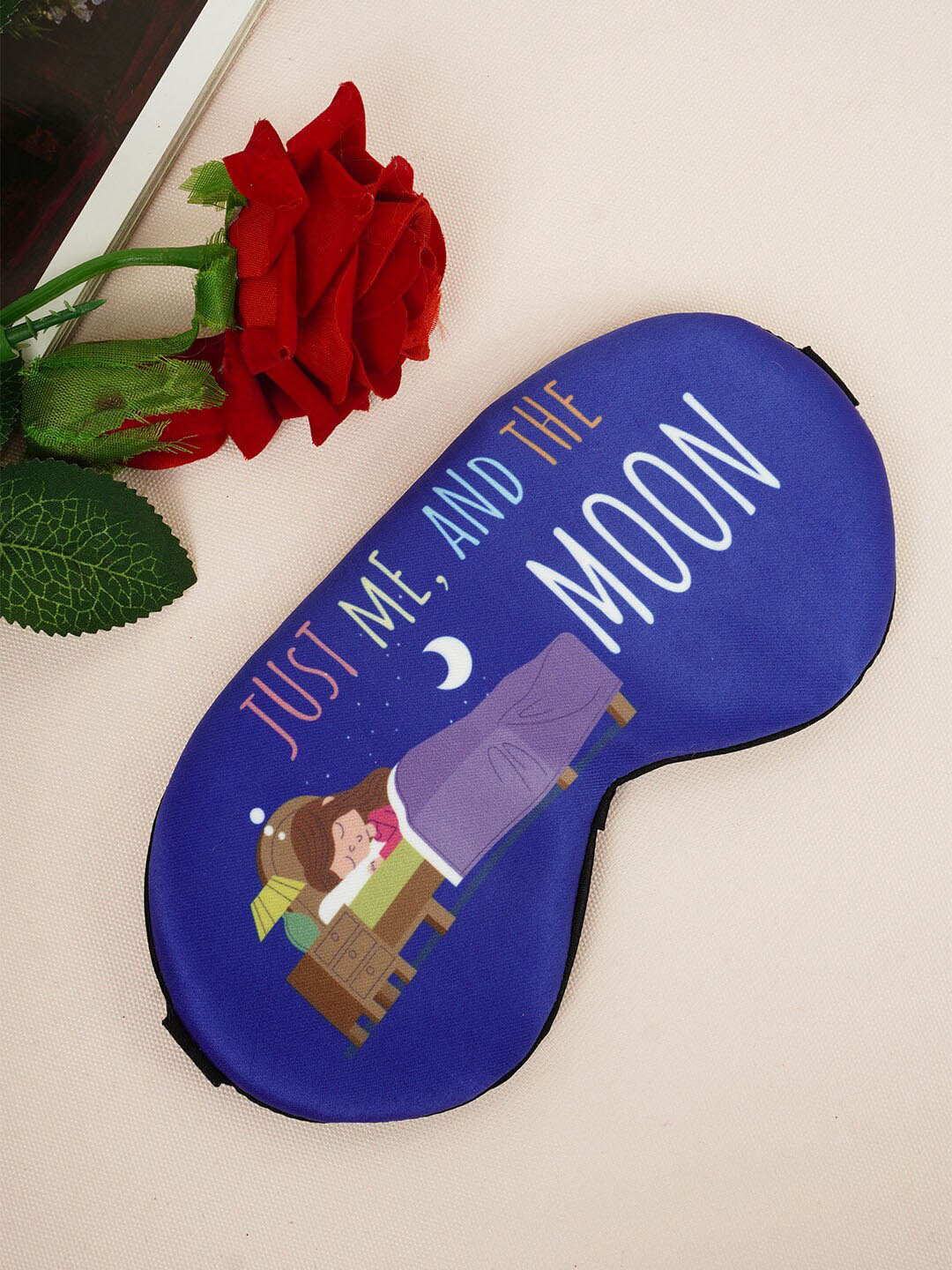

Crazy Corner Printed Sleeping Eye Mask, Blue