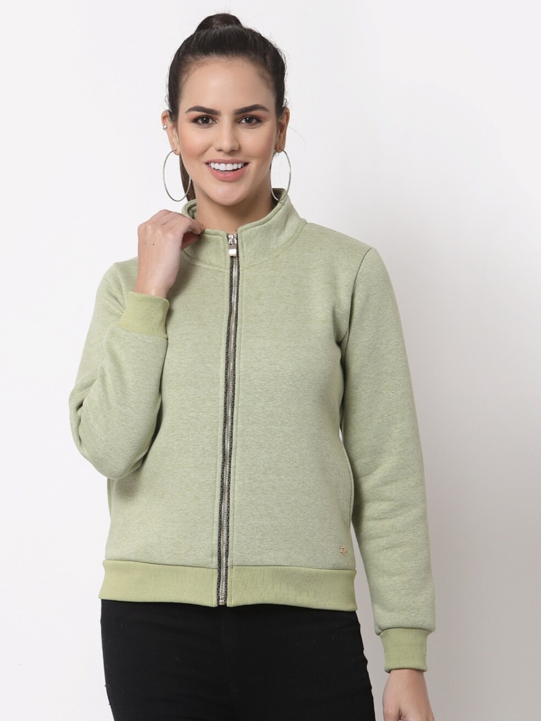 

Juelle Women Fleece Sweatshirt, Green