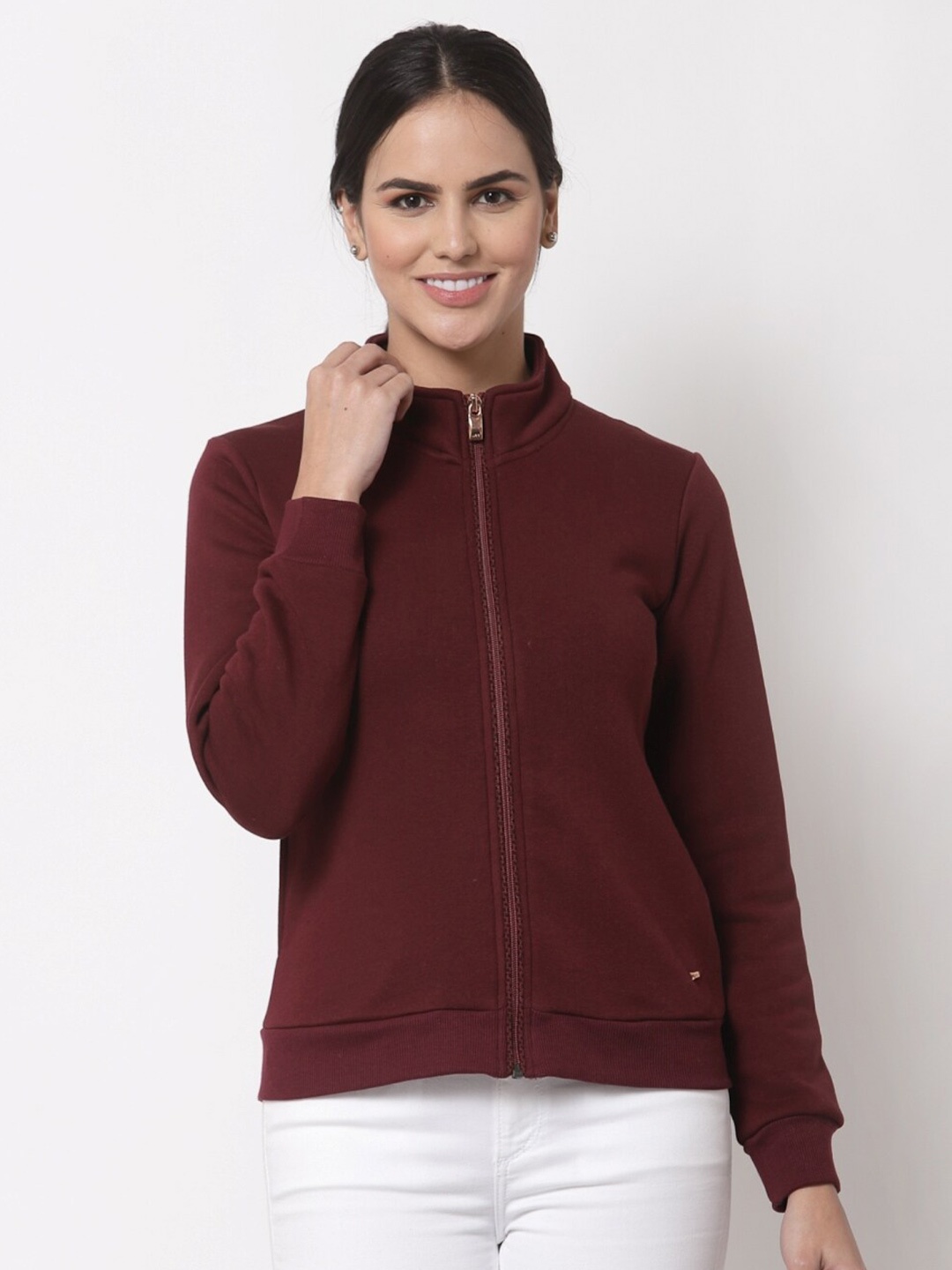 

Juelle Women Fleece Sweatshirt, Maroon