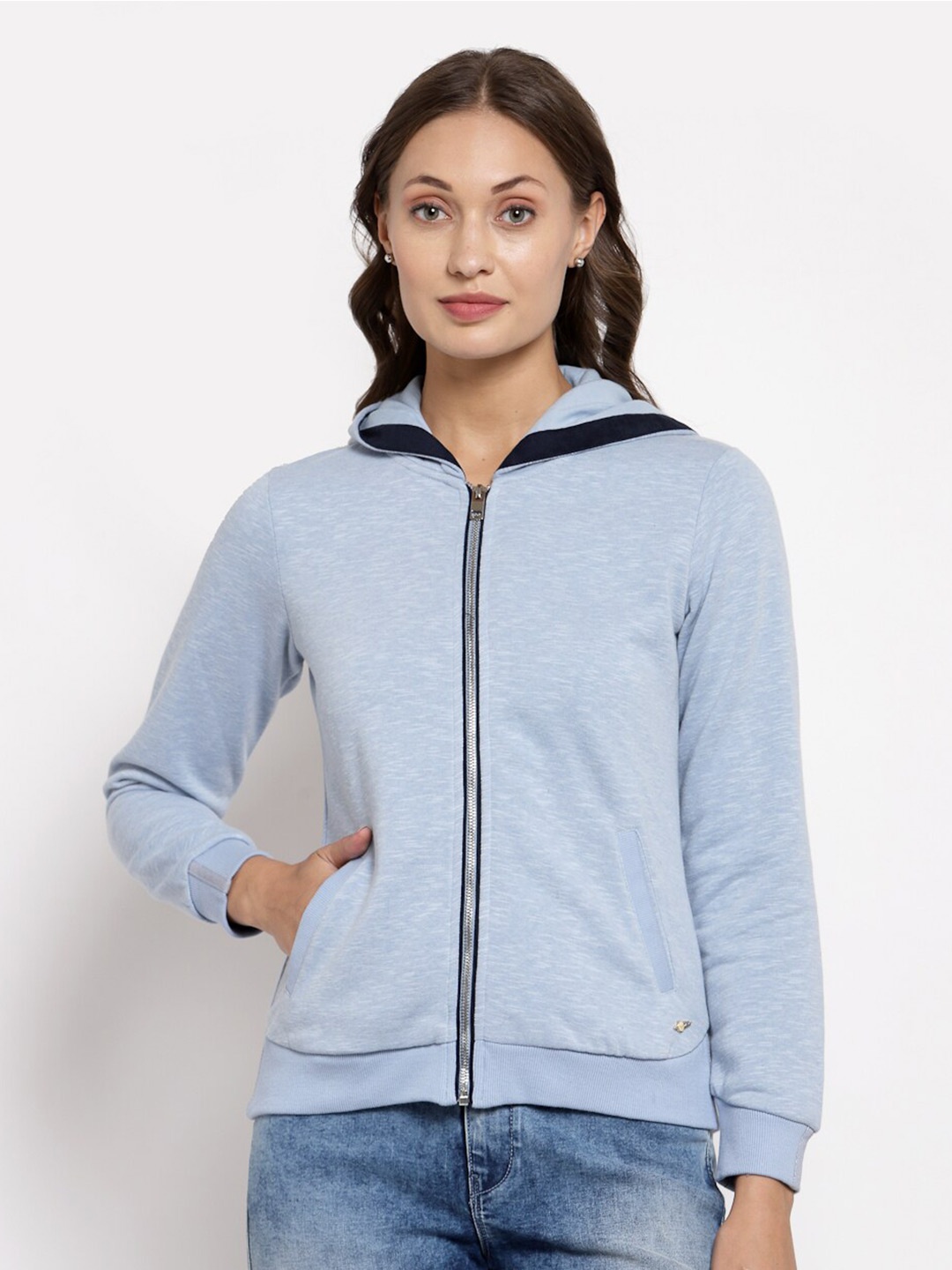 

Juelle Women Hooded Sweatshirt, Blue