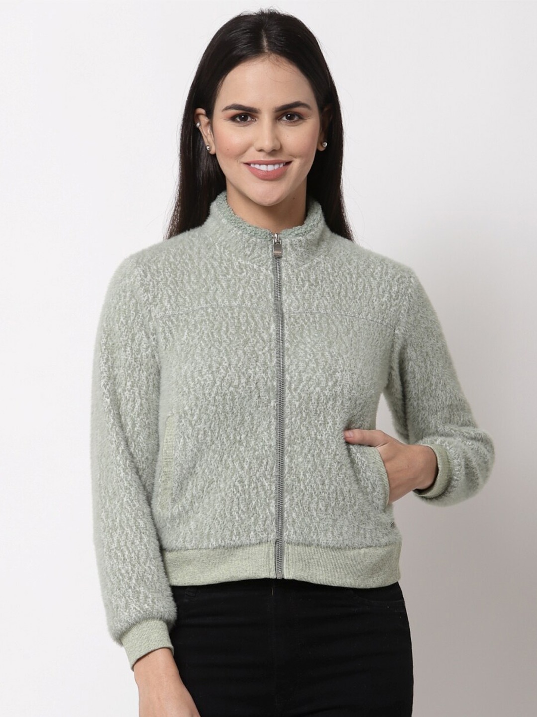 

Juelle Women Fleece Sweatshirt, Green
