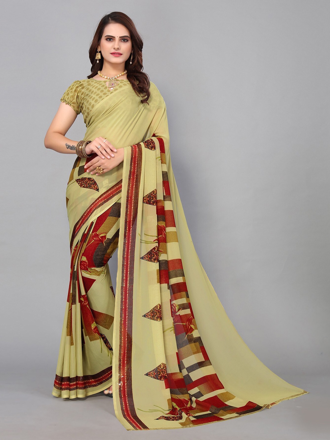 

KALINI Saree, Green