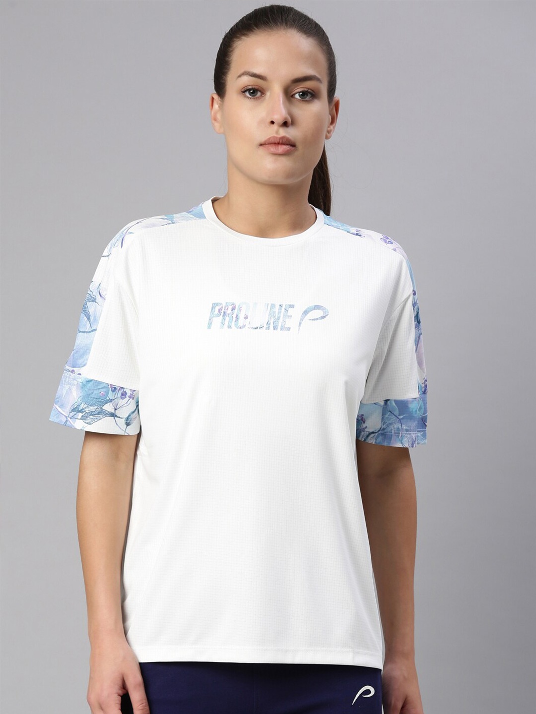 

Proline Active Women Antimicrobial Regular Fit T-shirt, Off white