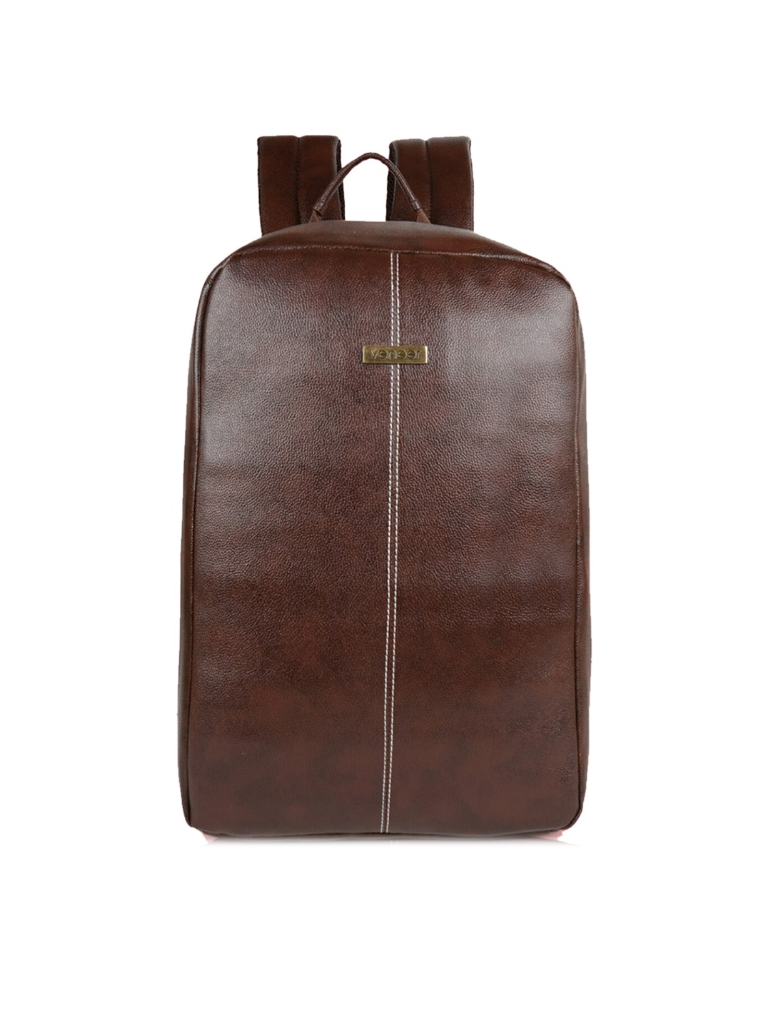 

Veneer Water-Resistant Backpack with Anti-Theft, Brown