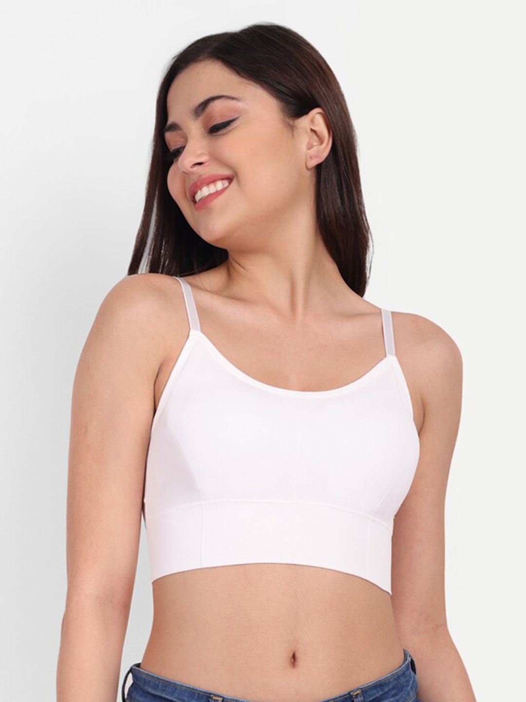 

TOM & GEE Bralette Lightly Padded Bra, White