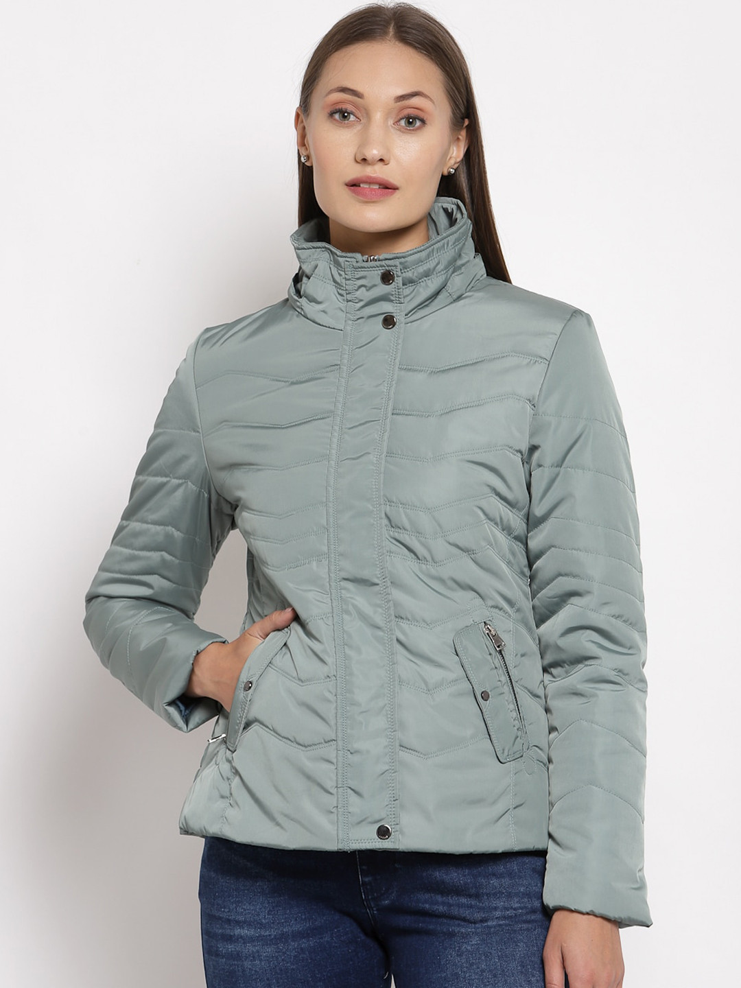 

Juelle Women Padded Jacket, Sea green