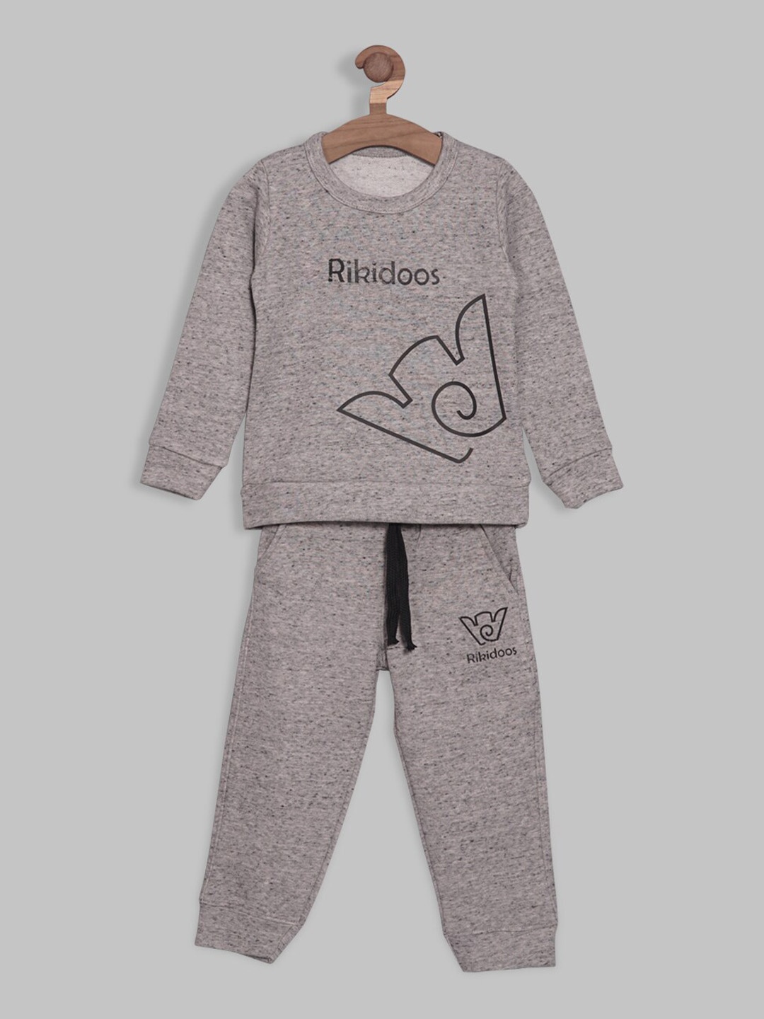 

RIKIDOOS Kids Boys Cotton Tracksuits, Grey