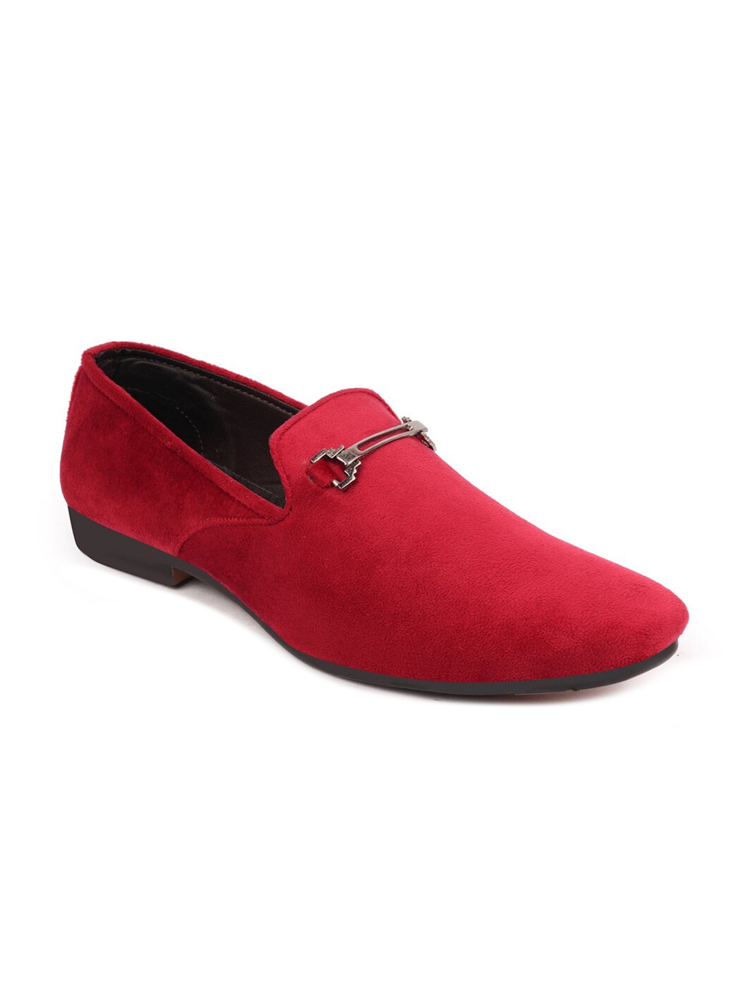 

FAUSTO Men Slip-On Lightweight Loafers, Red