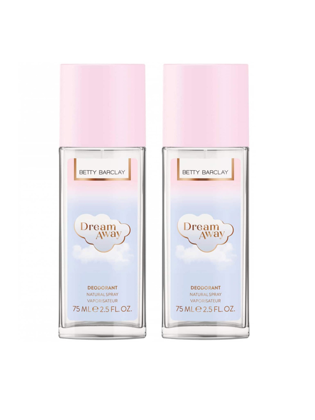 

Betty Barclay Women Set of 2 Dream Away Deodorant Spray 75 ml Each, Blue