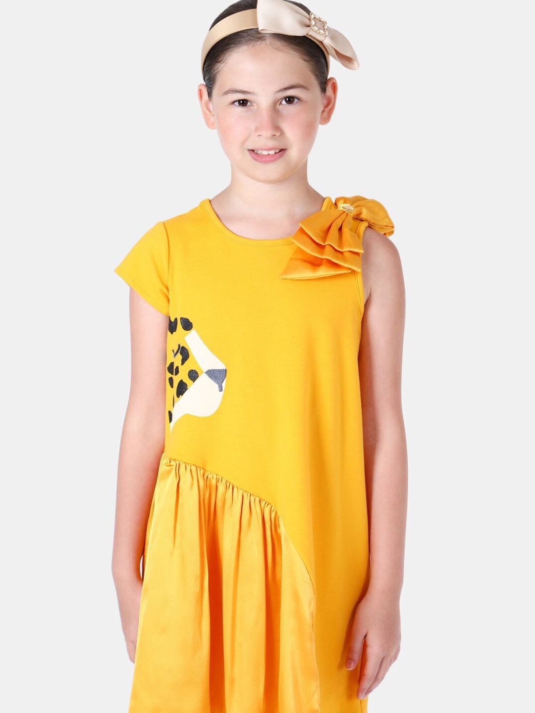 

One Friday A-Line Dress, Yellow