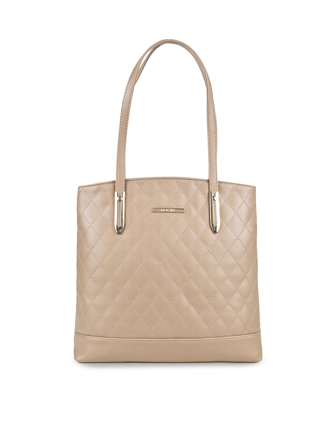 

Rocia Textured Structured Shoulder Bag with Quilted, Red