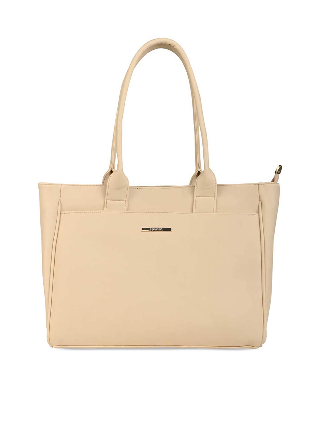

Rocia Structured Shoulder Bag, Beige