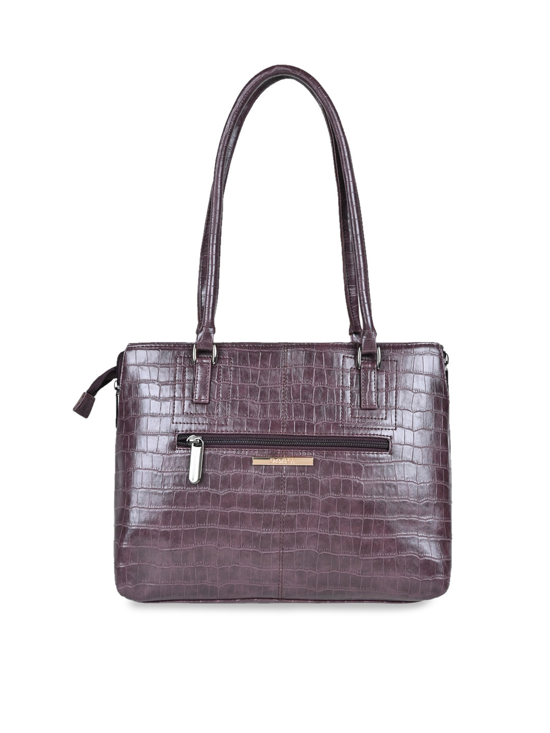 

Rocia Animal Textured PU Structured Shoulder Bag, Purple