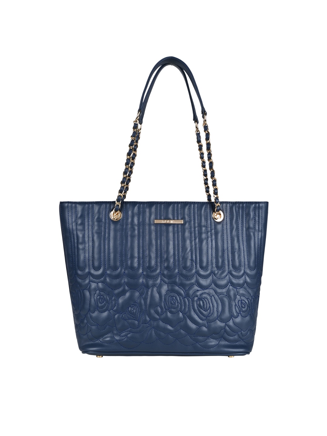

Rocia Textured PU Structured Shoulder Bag, Blue