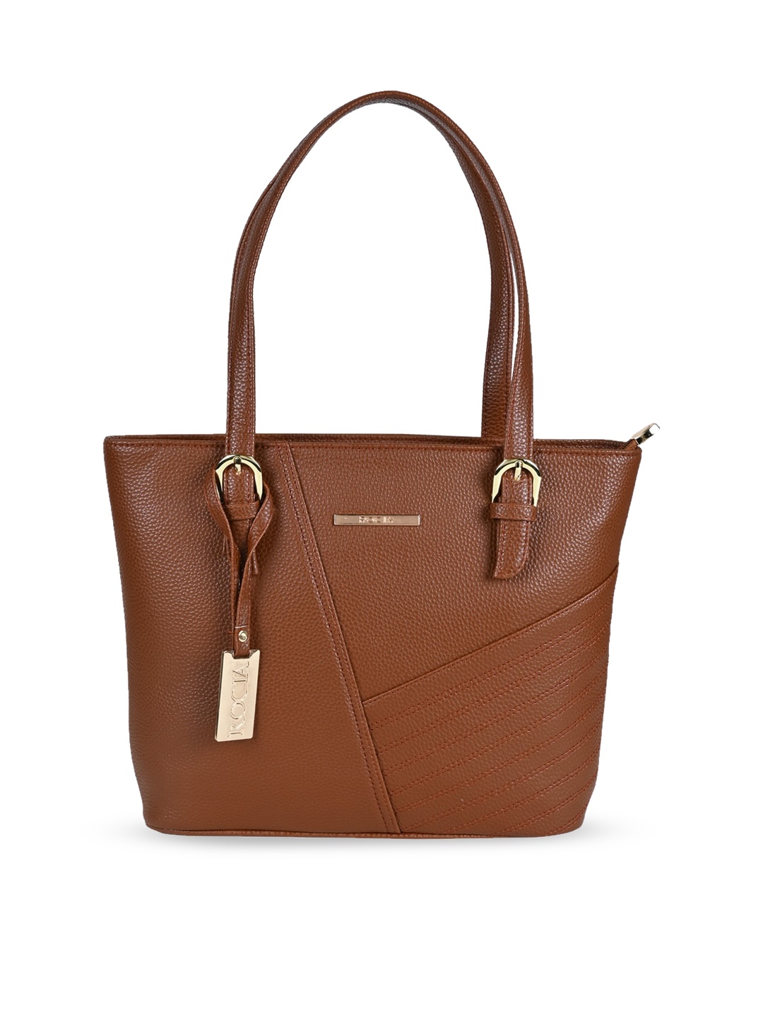 

Rocia PU Structured Shoulder Bag, Brown