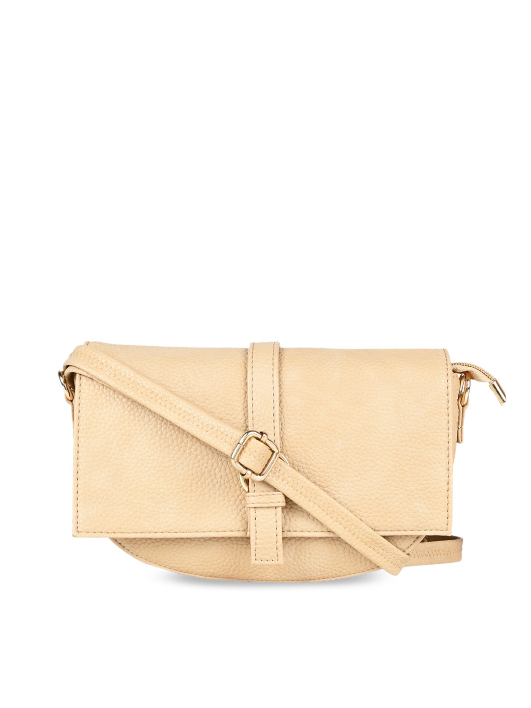 

Rocia Structured Sling Bag with Bow Detail, Beige