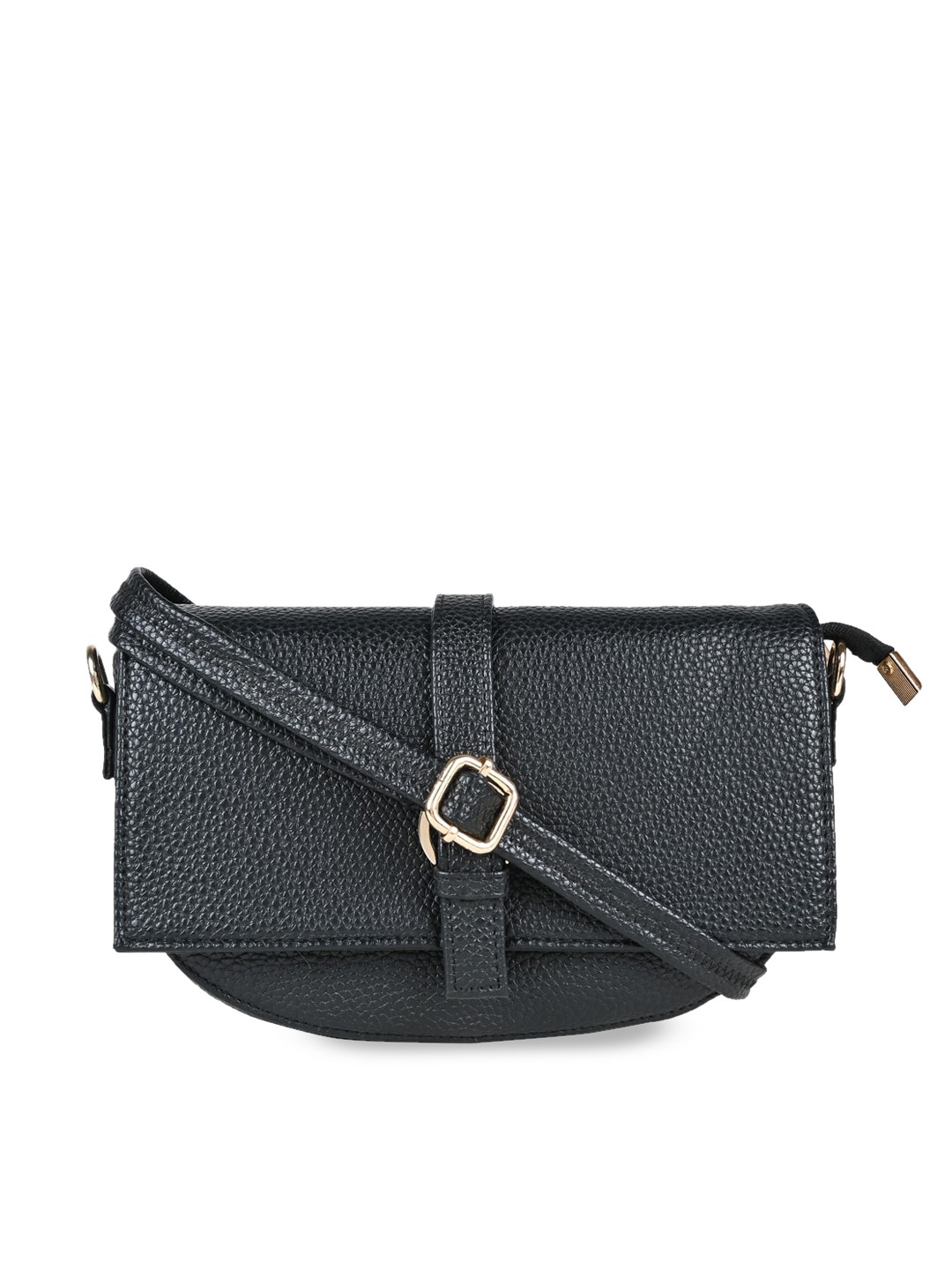 

Rocia Textured Structured Sling Bag, Black