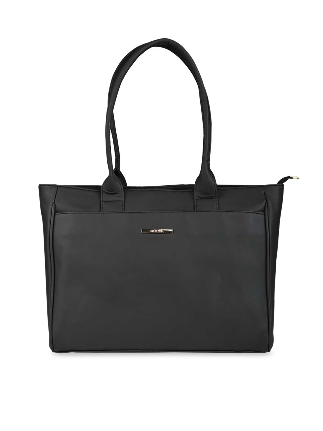 

Rocia PU Structured Shoulder Bag, Black