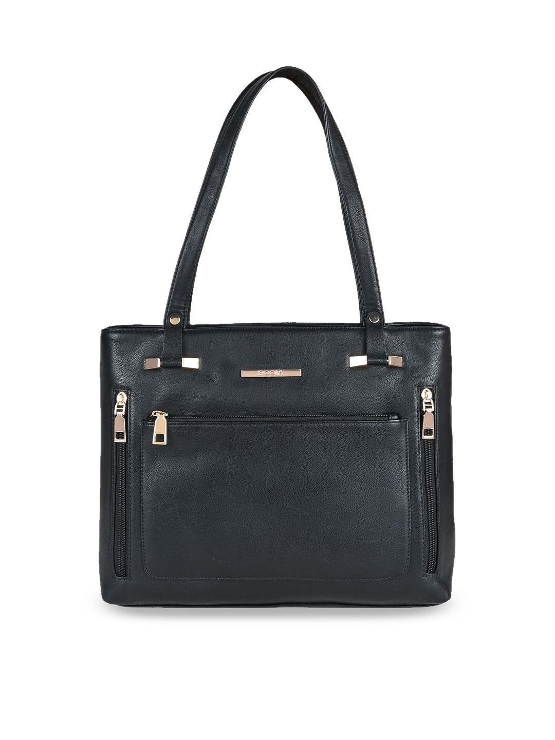 

Rocia Structured Shoulder Bag, Black