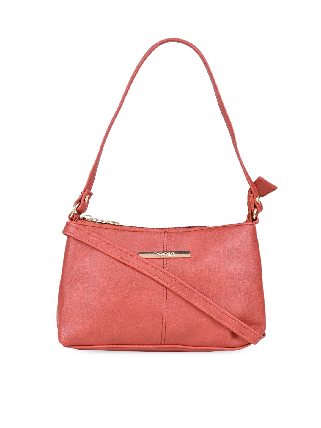

Rocia Structured Shoulder Bag, Maroon