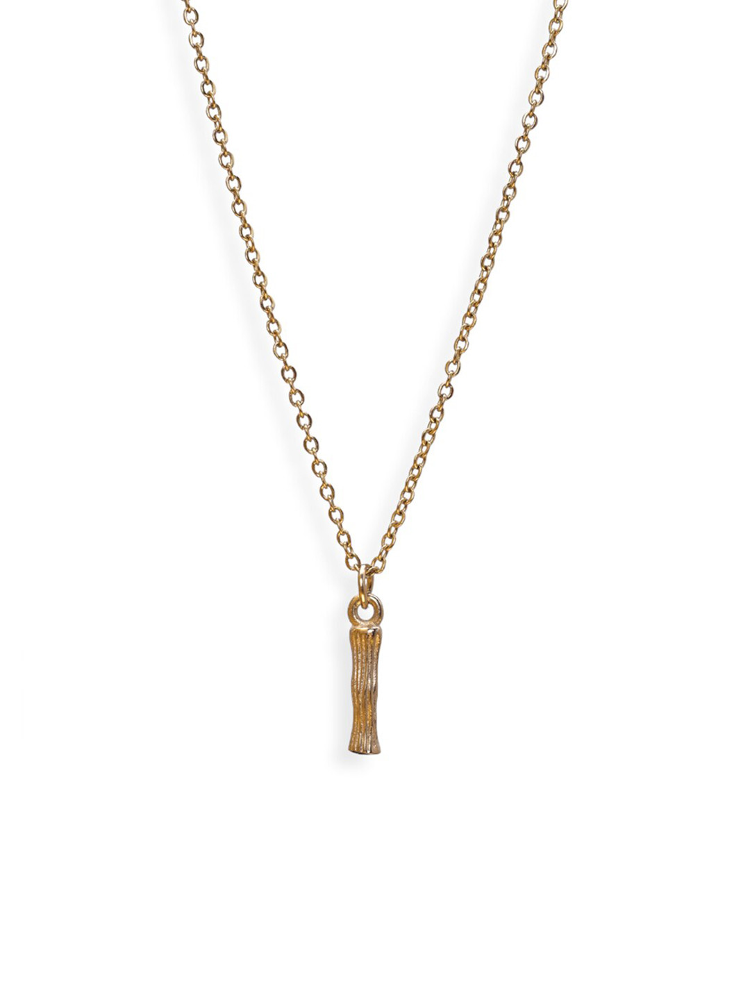 

PALMONAS 18k Gold Plated Bamboo Style I Initial Charms Chain