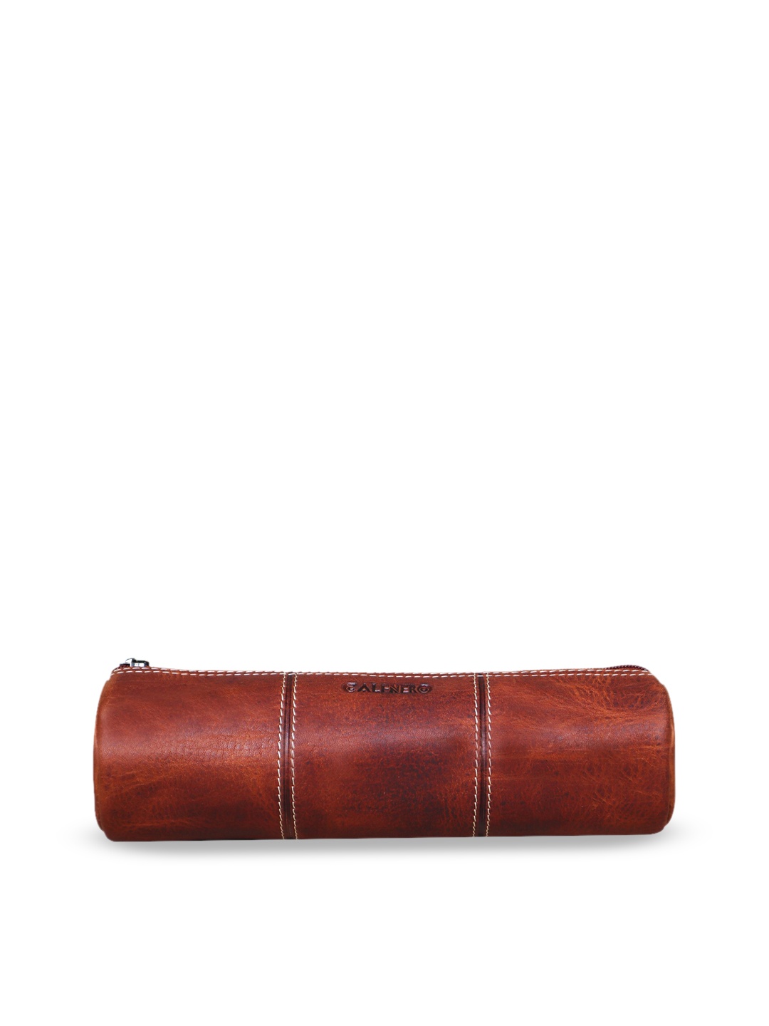 

CALFNERO Leather Pen Case Pouch, Maroon