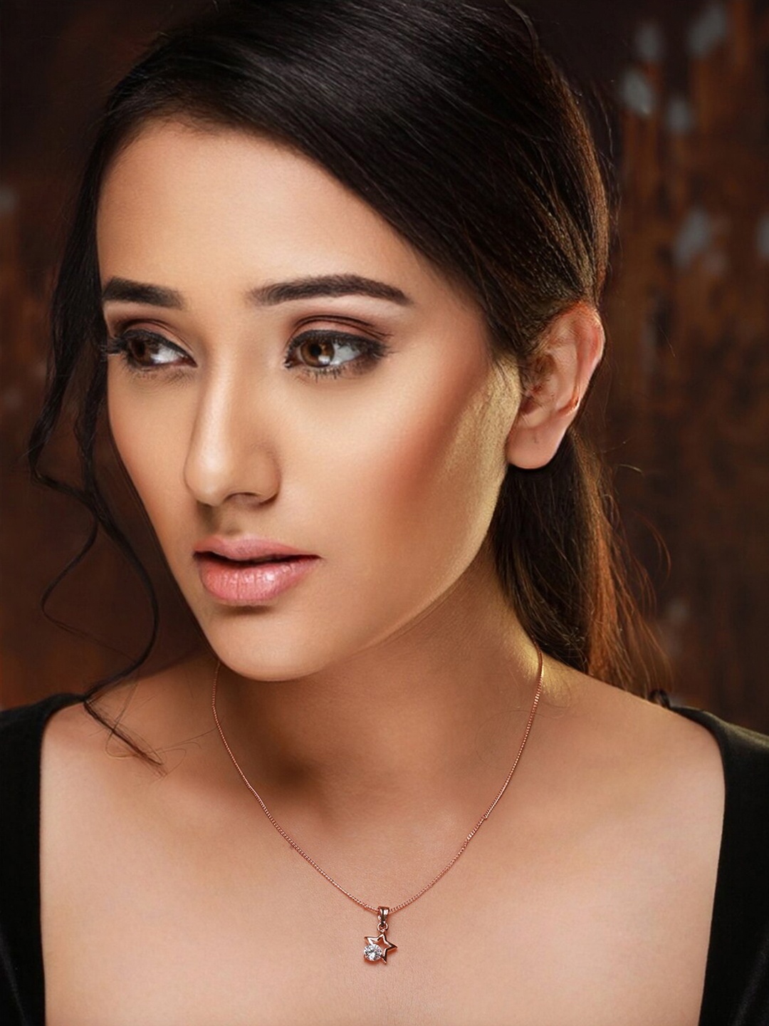 

Priyaasi Women Brass Rose Gold-Plated Chain