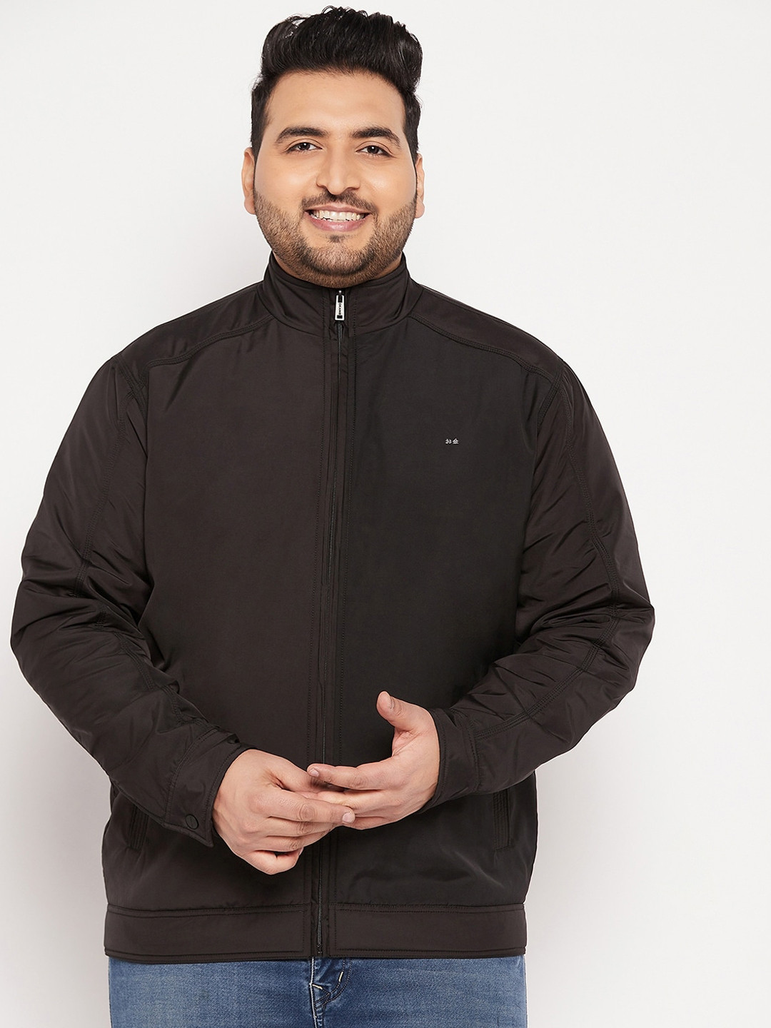 

Okane Men Plus Size Lightweight Padded Jacket, Brown
