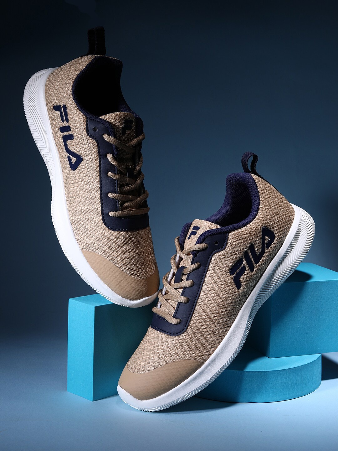 

FILA Women Running Shoes, Beige